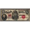 Image 1 : 1907 $5 Woodchopper Legal Tender Note