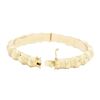 Image 2 : 14KT Yellow Gold Bamboo Motif Bangle Bracelet