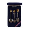 Image 2 : Lot of (3) 1984 Limited Edition Silver Plated Olympic Spoons