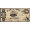 Image 1 : 1863 $50 The State of Louisiana Obsolete Note
