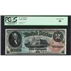 Image 1 : 1869 $2 Rainbow Legal Tender Note Fr.42 PCGS Extremely Fine 40