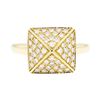 Image 2 : 14KT Yellow Gold 0.50 ctw Diamond Ring