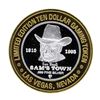 .999 Silver Sam's Town Las Vegas Nevada $10 Casino Limited Edition Gaming Token