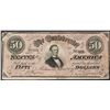 Image 1 : 1864 $50 Confederate States of America Note