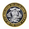 Image 2 : .999 Silver Whiskey Pete's Casino Jean, Nevada $10 Limited Edition Gaming Token