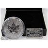 Image 1 : RCM 10 OZ 1998 MAPLE LEAF IN BOX.