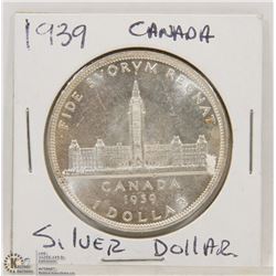 1939 CANADIAN SILVER DOLLAR.