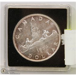 1954 CANADIAN SILVER DOLLAR.