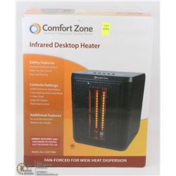 COMFORT ZONE INFRARED DESKTOP HEATER