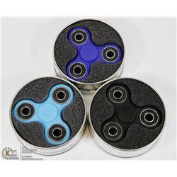 LOT OF 3 NEW JITTERSPIN SPINNERS IN TINS