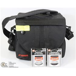 CANON CAMERA BAG WITH OVER SHOULDER STRAP