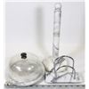 Image 1 : MARBLE KITCHEN SET (LIDDED DISH, NAPKIN HOLDER,