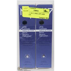 LOT OF 2 -NO.7, 50ML LIFT AND LUMINATE