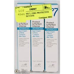 LOT OF 3 -NO.7, 15ML PROTECTIVE AND PERFECT EYE