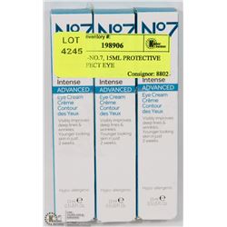 LOT OF 3 -NO.7, 15ML PROTECTIVE AND PERFECT EYE