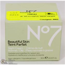 NO.7, 50ML BEAUTIFUL SKIN NIGHT CREAM