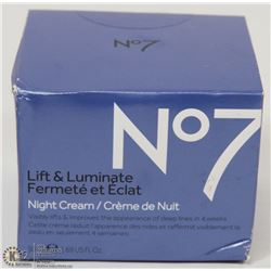 NO.7, 50ML LIFTY AND LUMINATE NIGHT CREAM