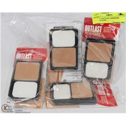 LOT OF 4 OUTLAST ASSORTED FOUNDATIONS