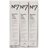 Image 1 : LOT OF 3 -NO.7, 15ML OVERNIGHT REVITALIZING BALM