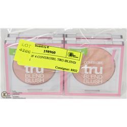 PACK OF 4 COVERGIRL TRU-BLEND BLUSH