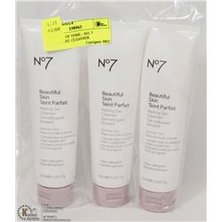 3 BOTTLES OF 350ML - NO. 7 MELTING GEL CLEANSER