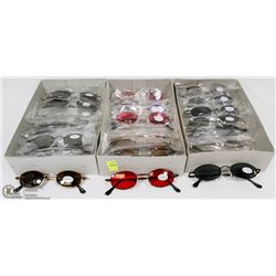 THREE CASES OF ASSORTED NEW SUNGLASSES