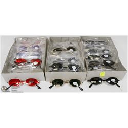 THREE CASES OF ASSORTED NEW SUNGLASSES