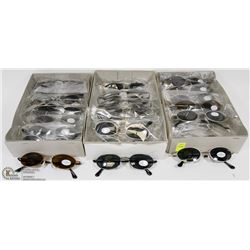 THREE CASES OF ASSORTED NEW SUNGLASSES