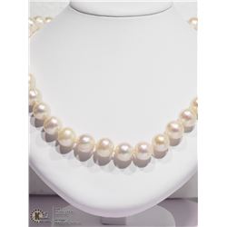 2) STERLING SILVER 17" FRESHWATER PEARL NECKLACE