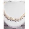 Image 1 : 2) STERLING SILVER 17" FRESHWATER PEARL NECKLACE