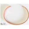 Image 2 : 48) COPPER BANGLE BRACELET
