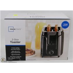 MAINSTAYS 2-SLICE TOASTER