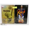 Image 1 : NEW BEER DRINKERS ROCK & MOJITO TIN SIGNS 8X12