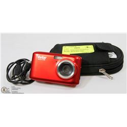 VIVITAR VIVICAM E128 DIGITAL CAMERA WITH 8GB CARD,