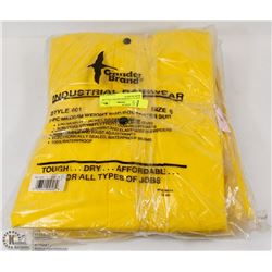 LOT OF 3 GANDER BRAND YELLOW RAIN JACKETS