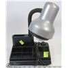 Image 1 : DESKTOP ORGANIZER WITH LIGHT