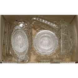 BOX OF 19 ASSORTMENT OF BOWLS, PLATTERS,