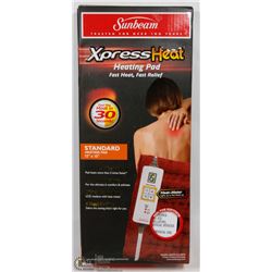 SUNBEAM XPRESS HEAT HEATING PAD