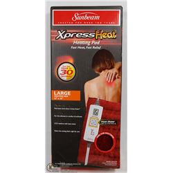 SUNBEAM XPRESS HEAT HEATING PAD
