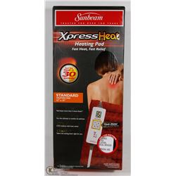 SUNBEAM XPRESS HEAT HEATING PAD