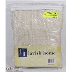 NEW LAVISH HOME GROMMET ROD CURTAINS
