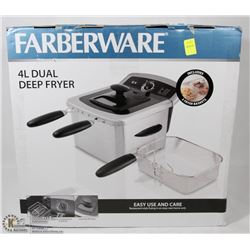 FARBERWARE4L DUAL DEEP FRYER