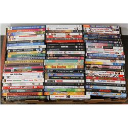 FLAT OF 70+ ASSORTED DVD's