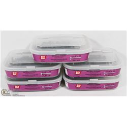 5 TUBS OF 1-1/2" DRYWALL SCREWS