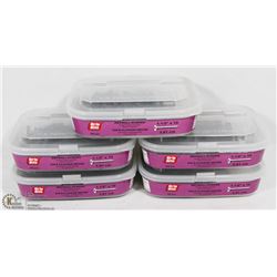 5 TUBS OF 1-1/2" DRYWALL SCREWS