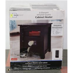 MAINSTAYS 6-ELEMENT INFRARED QUARTZ CABINET HEATER