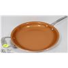 BULB HEAD RED COPPER FRYING PAN