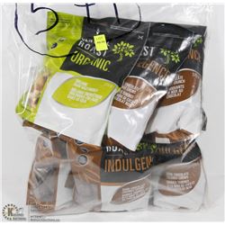 5 BAGS OF CENTRAL ROAST DARK CHOCOLATE COCONUT
