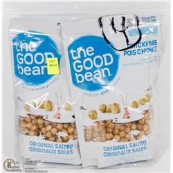 4 BAGS OF THE GOOD BEAN ORIGINAL SALTED CHICKPEAS