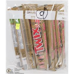 9 BAGS OF TREAT SIZE TWIX BARS